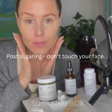 Load image into Gallery viewer, 4oz size AVAILABLE ONLY | Lips, Brows, Cheek & Chin DIY Sugaring | Free Shipping | At Home Sugaring Paste/Waxing | Organic Sugaring Paste | FREE DIY Sugaring Course