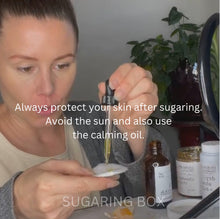 Load image into Gallery viewer, 4oz size jar AVAILABLE ONLY | Lips, Chin & Brow DIY Sugaring Box | Free Shipping | 6 Months Hair Free |100% Organic Ingredients | Organic Sugar Wax (Paste) Kit | Skin Care | Free DIY Course