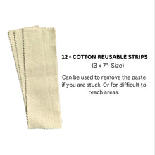 Load image into Gallery viewer, Body | Cotton Reusable Strips for Sugaring Hair Removal | Wash &amp; Reuse | Free Shipping |
