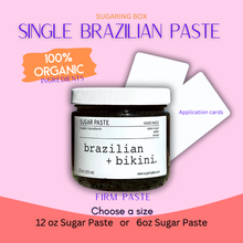 Load image into Gallery viewer, Brazilian &amp; Bikini DIY Sugaring Paste | | Free Shipping | At Home Sugaring Waxing | Organic Sugaring Paste | FREE DIY Sugaring Course
