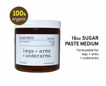 Load image into Gallery viewer, Legs + Arms + Underarms DIY Sugaring Paste | Free Shipping | At Home Sugaring Waxing | Organic Sugaring Paste | FREE DIY Sugaring Course
