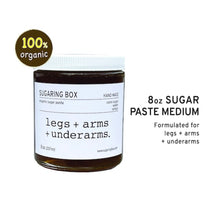 Load image into Gallery viewer, The Body Box | Legs + Bikini + Arms | At Home Sugaring Waxing | Organic Sugaring Paste | FREE DIY Sugaring Course
